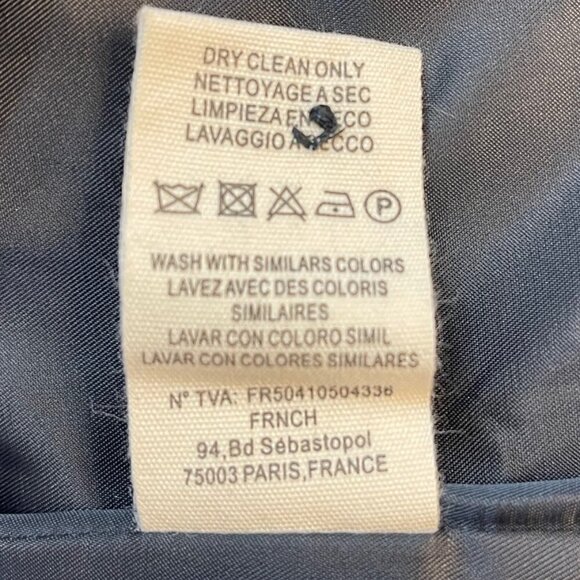 Anthropologie FRNCH x Gisette Faux Leather Sleeveless Quilted Vest Black, OS - Picture 7 of 7